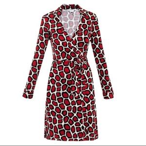 DVF “New Jeanne Two” Printed wrap dress
